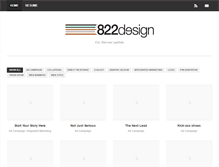 Tablet Screenshot of 822design.com